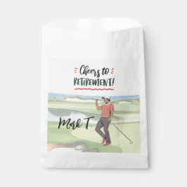 Sacolinha Presente de aposentadoria de golfe para uma bolsa 