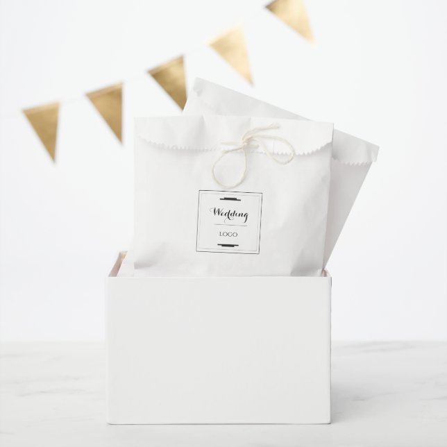 Sacolinha Presente Personalizado de Casamento Moderno e Eleg (Festa)