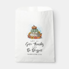 Sacolinha Presente Rustic Bendito Dona de Pumpkin de Girasso