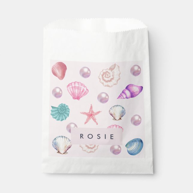 Sacolinha Presentes Personalizados com Monograma Costeiro Pé (Frente)