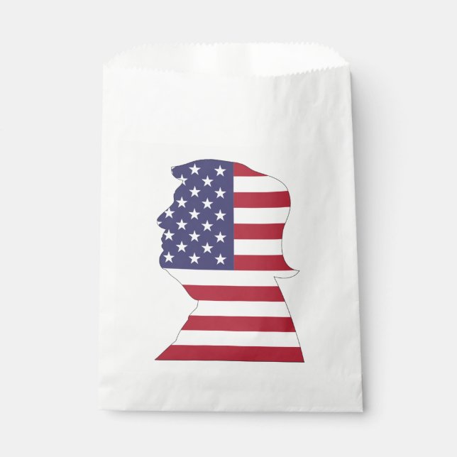 SACOLINHA PRESIDENTE DONALD TRUMP AMERICAN FLAG (Frente)