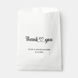 Sacolinha Preto E Branco Minimalistas Obrigado Coração