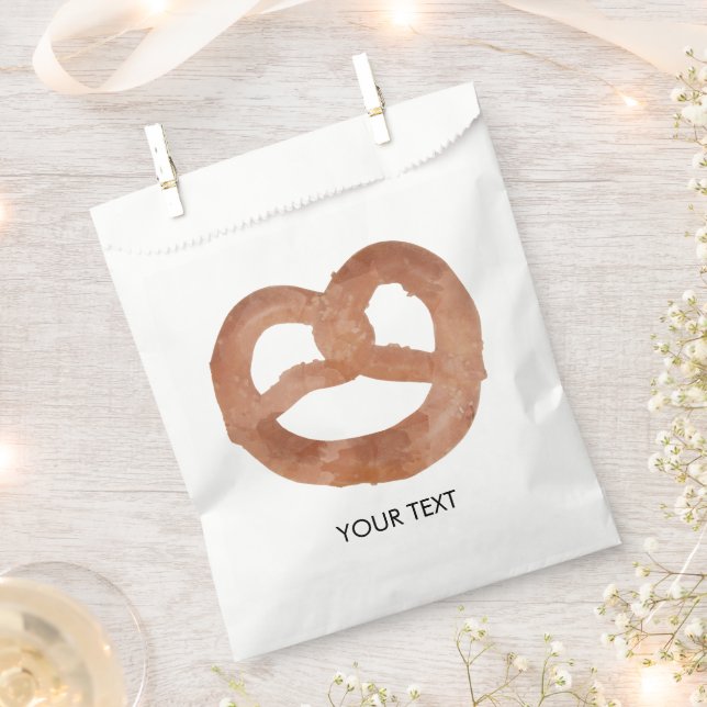 Sacolinha Pretzel Macio Salgado com Texto Personalizado (Cortado)