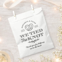 Pretzel Nós Amarramos O Nó Obrigado Casamento