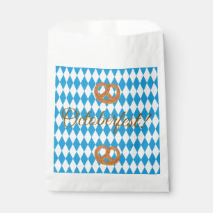 Sacolinha Pretzels Personalizados Blue Bavarian Oktoberfest