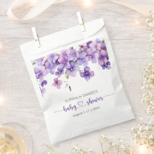 Sacolinha Primavera Delicar Chá de fraldas de Flores Violeta