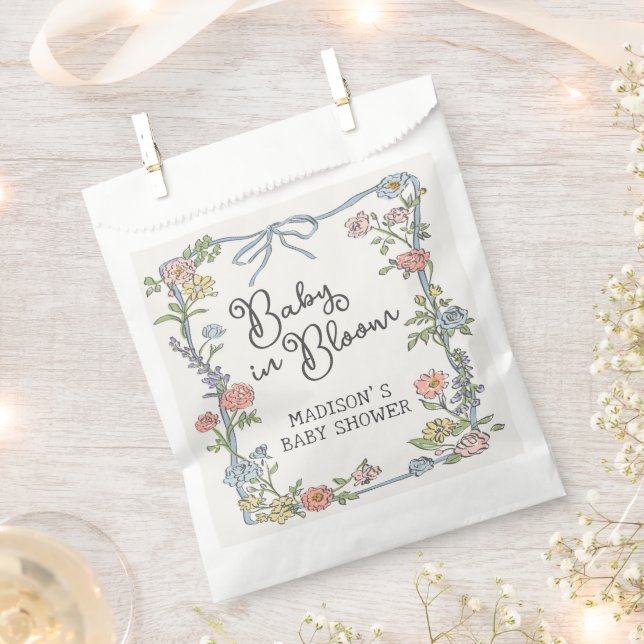 Sacolinha Primavera Floral Garden Party Pastel Floral (Cortado)