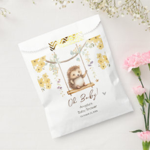 Sacolinha Primavera Floral Hegehog Chá de fraldas