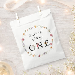 Sacolinha Primavera Wildflower primeiro aniversario Party