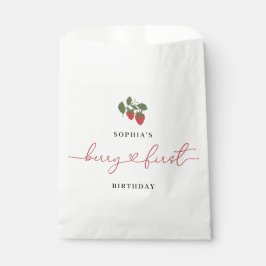 Sacolinha Primeira Festa de aniversário de Berry da Rapariga