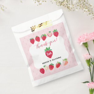 Sacolinha Primeiro aniversario Berry Sweet