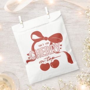 Sacolinha Primeiro aniversario Cherry First Coquette Girls