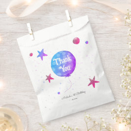 Sacolinha Primeiro aniversario de Balão de Menina Bonita