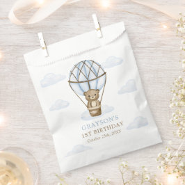 Sacolinha Primeiro aniversario de Balões de Ar Quente do Blu