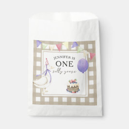 Sacolinha Primeiro aniversario de Ganso de Aquarela