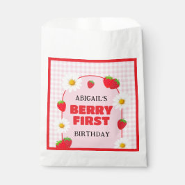 SACOLINHA PRIMEIRO ANIVERSÁRIO DE MORANGO 