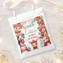 Sacolinha Primeiro aniversario de Natal de Winter ONE derlan