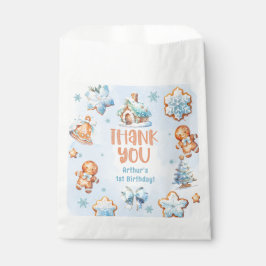 Sacolinha Primeiro aniversario de Natal do Little Cookie Boy