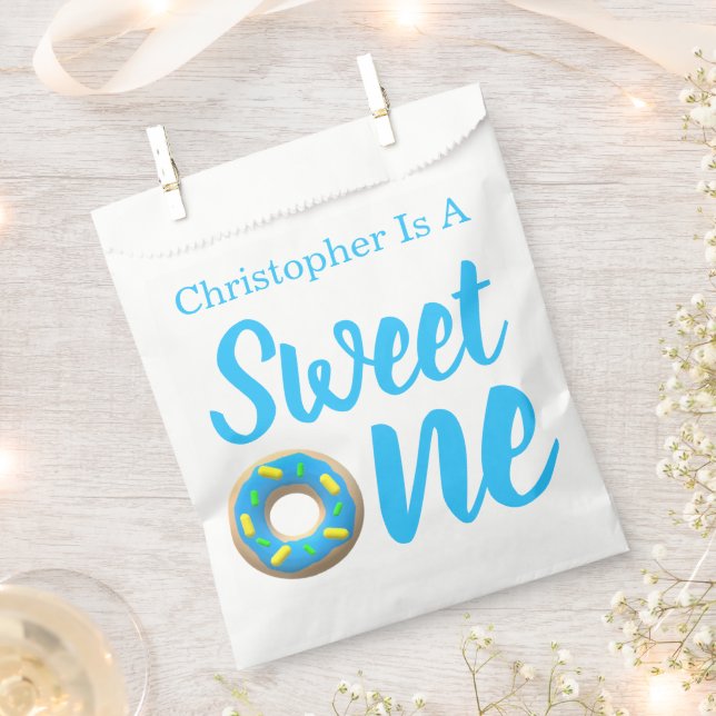 Sacolinha Primeiro aniversario de Rosquinha doce (Cortado)