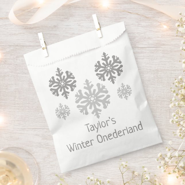 Sacolinha Primeiro aniversario de Winter Onederland (Cortado)