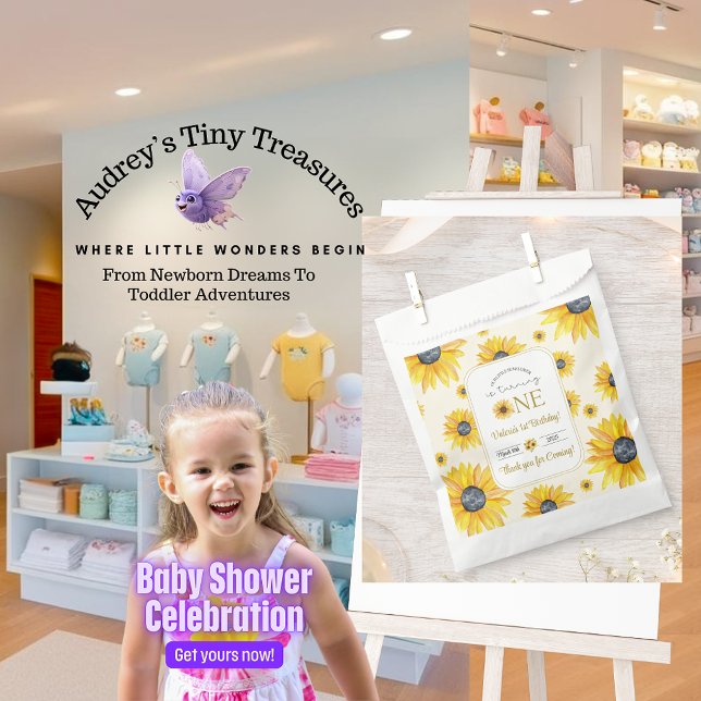 Sacolinha Primeiro aniversario do bebê - Nosso Pequeno Giras (Criador carregado)