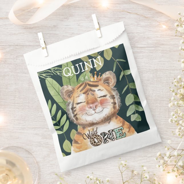 Sacolinha Primeiro aniversario Safari Selvagem de Animais Se (Cortado)