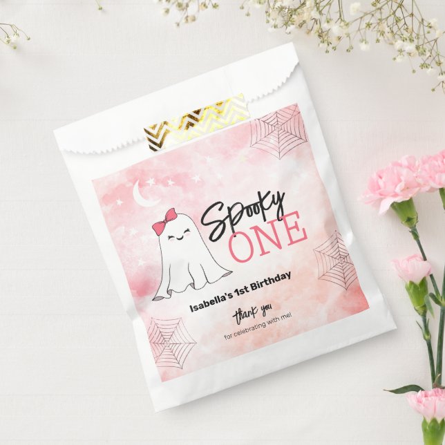 Sacolinha Primeiro aniversario Spooky One Girly Ghost (Selado)