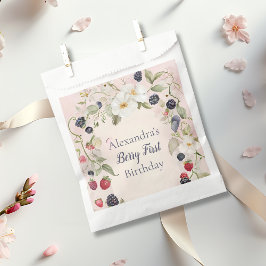 Sacolinha Primeiro primeiro aniversario do Strawberry Berry