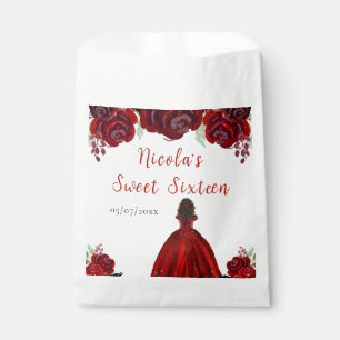 Sacolinha Princesa da Pele Escura Red Floral Sweet Sessenta