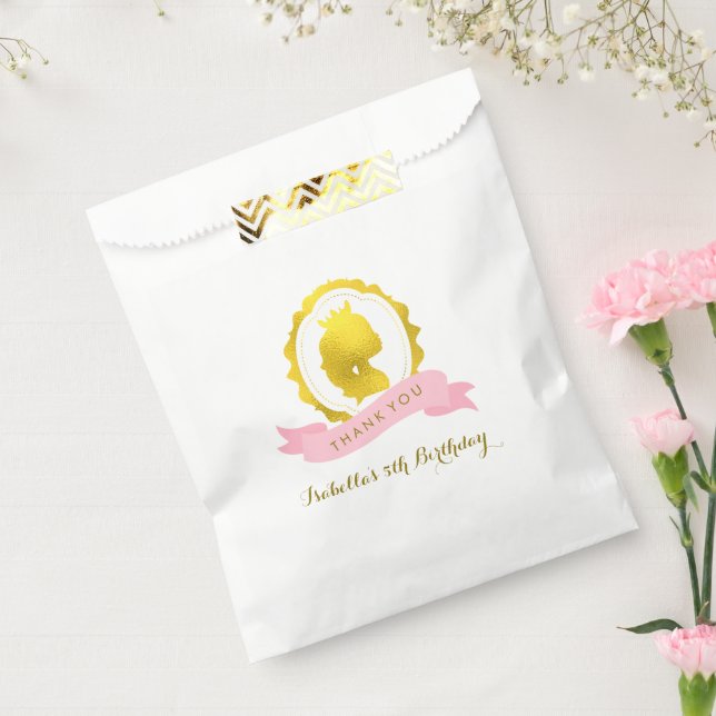 Sacolinha Princesa Rosa Cameo Aniversário (Selado)