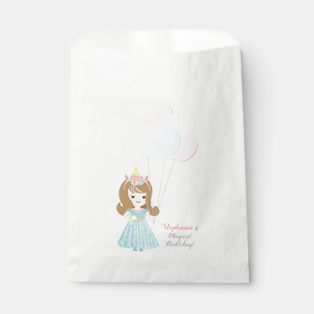 Sacolinha Princesa Unicorn (Frente)