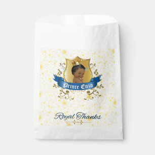 Sacolinha Príncipe africano azul marinho e ouro elegantes