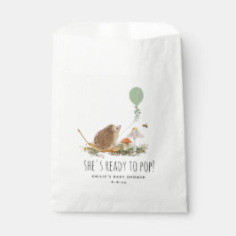 Sacolinha Pronto para Pop Mushroom Hedgehog Chá de fraldas