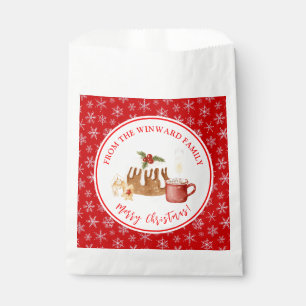 Sacolinha Pudim de Natal para Festa de Confeitaria