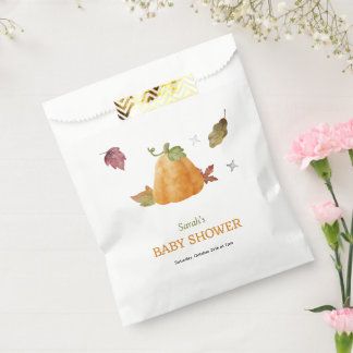 Sacolinha Pumpkin Caiu Papel para Bebê Caiado