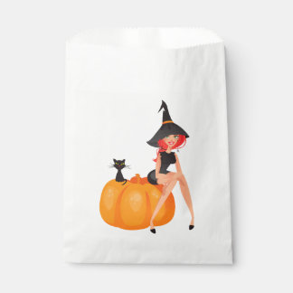 Sacolinha Pumpkin e Gato Negro da Bruxa do Halloween
