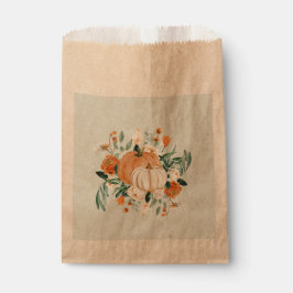 Sacolinha Pumpkin Floral Cores Azuis