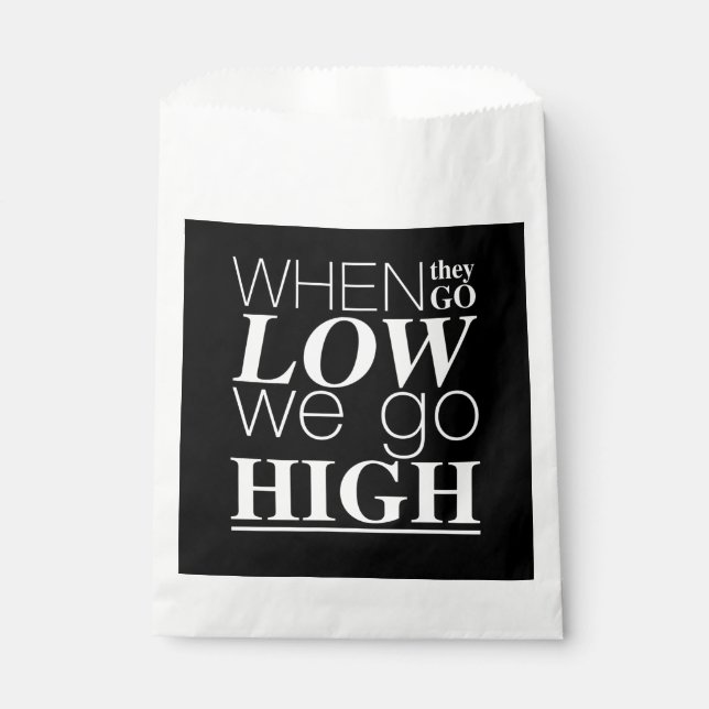 Sacolinha Quando Eles Estiverem Baixo, Faremos Uma Citação P (Frente)