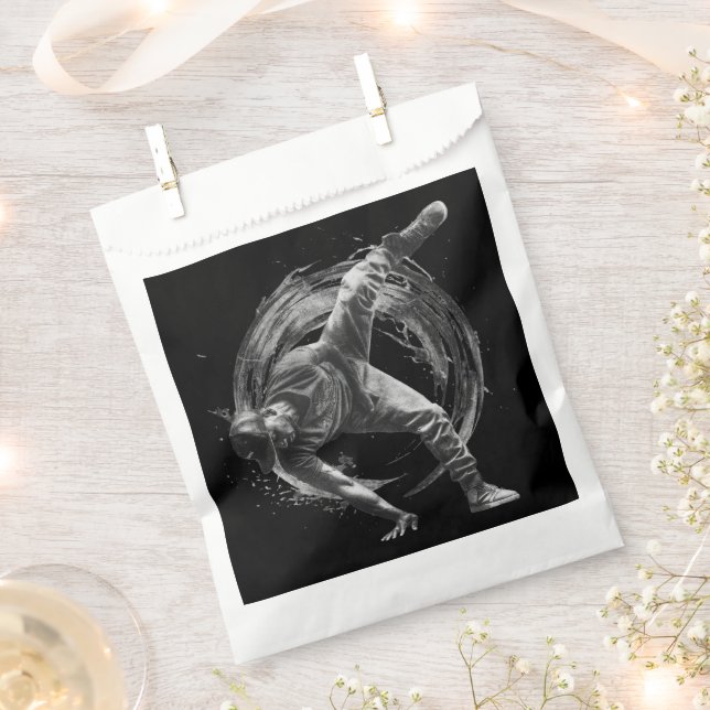 Sacolinha Quebrar Estilo Urbano Movimento Monocromático (Cortado)