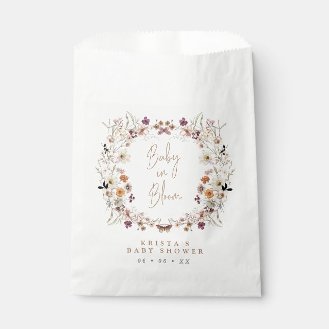 Sacolinha Queda De Farinha Selvagem Bebê Em Chá de fraldas D (Frente)