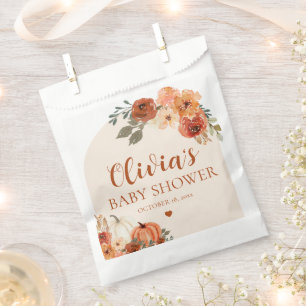 Sacolinha Queda De Um Pequeno Chá de fraldas De outono De Ab