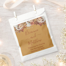 Sacolinha Queda Floral no Dourado Favor Bag