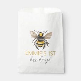 Sacolinha Querida Abelha Primeiro Aniversário - Bolsas De Tr
