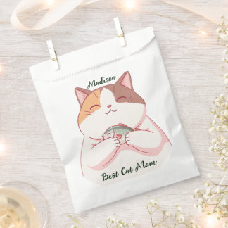 Sacolinha Querida Melhor gata peixe mãe script personalizado