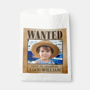 Sacolinha QUERIDO! Pirata Bolsas de presentes de festa de an