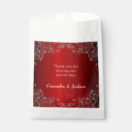 Sacolinha Quic Ruby Red 40º Aniversário de Casamento Obrigad