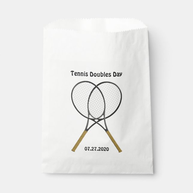 Sacolinha Rackets de tênis personalizados (Frente)