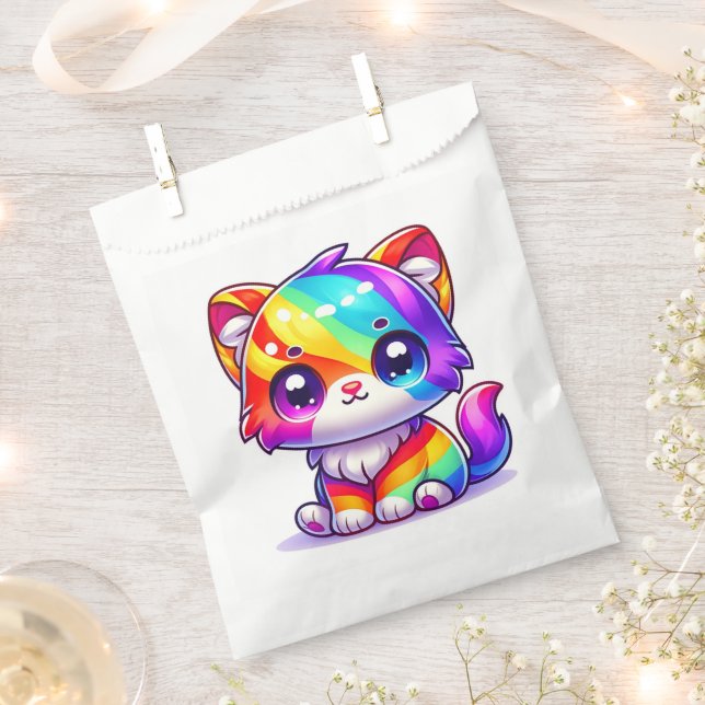 Sacolinha Rainbow Kitten (Cortado)