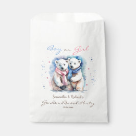 Sacolinha Raio de Revolução de Gênero ou Urso Bebê Inverno