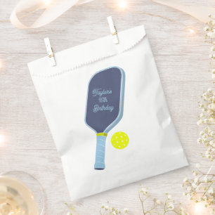 Sacolinha Raque de Pickleball Personalizada Azul e Amarela